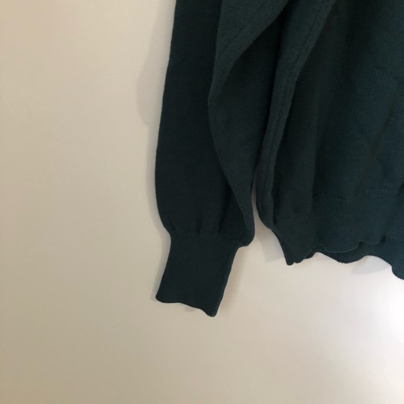 Glen Gate Green V-Neck Sweater Men Lg Made in USA - Picture 5 of 7